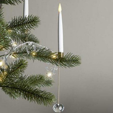 Wireless LED Xmas tree lights for Georg Jensen candle holders