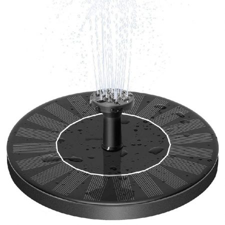 Water-powered cleaning brush with rotating head (Brush Hero Wheel