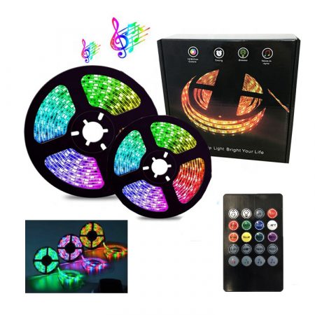betaling scramble sjæl LED Strips with remote control | Many colours → (SAVE 37%)